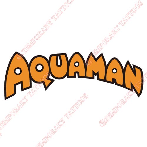 Aquaman Customize Temporary Tattoos Stickers NO.439